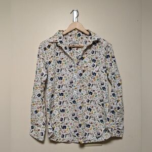 Colin’s Paris Print Button-Up Shirt – Size Small – Regular Fit